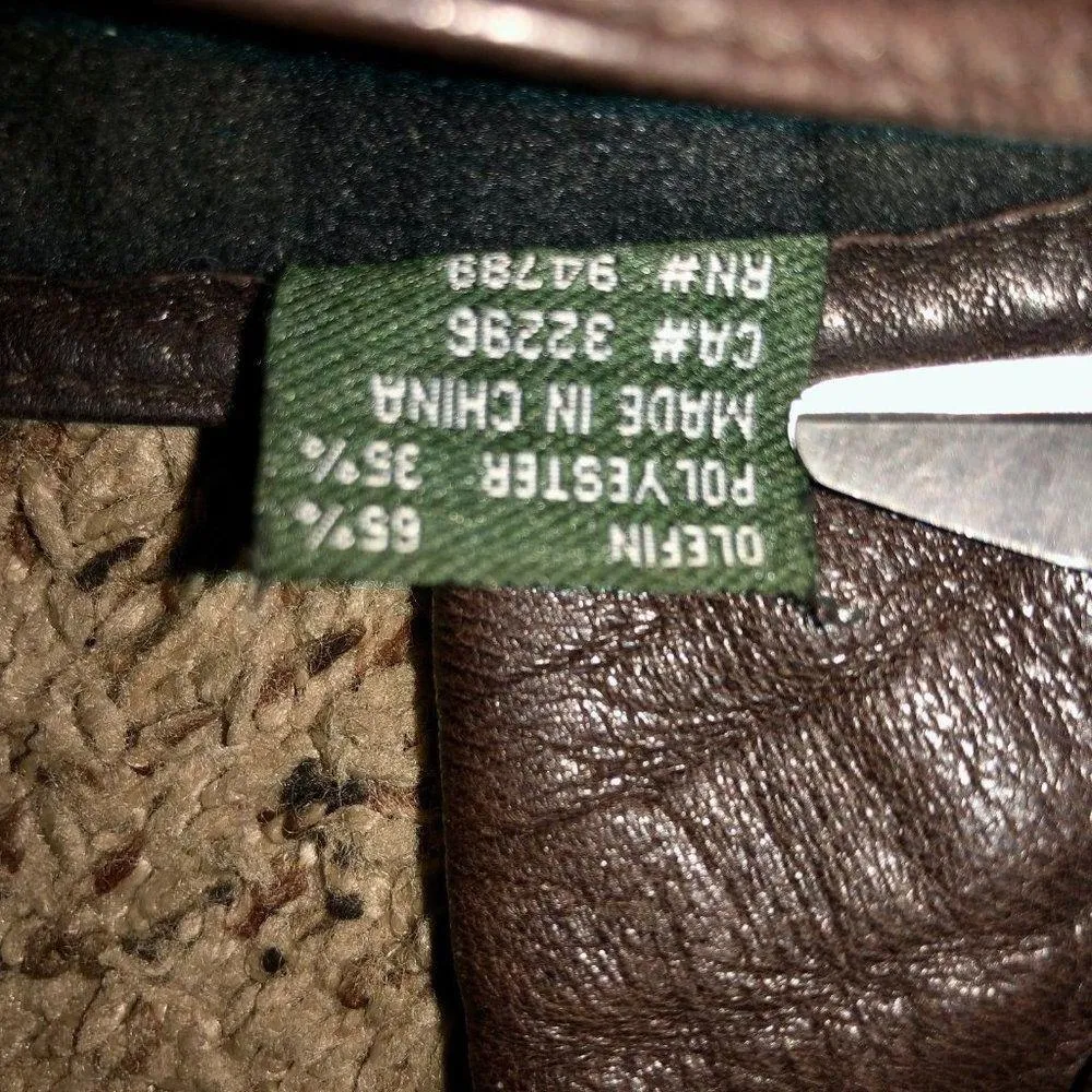 Thinsulate Insulation Leather Gloves Womens M Used Brown 40 Gram Size M - Image 10