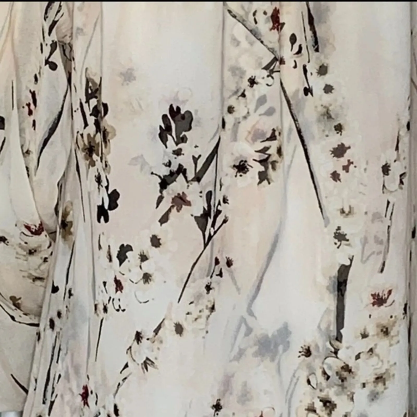 White House Black Market Blouse Women XSmall‎ Blush Pink Cold Shoulder Straps - Image 6