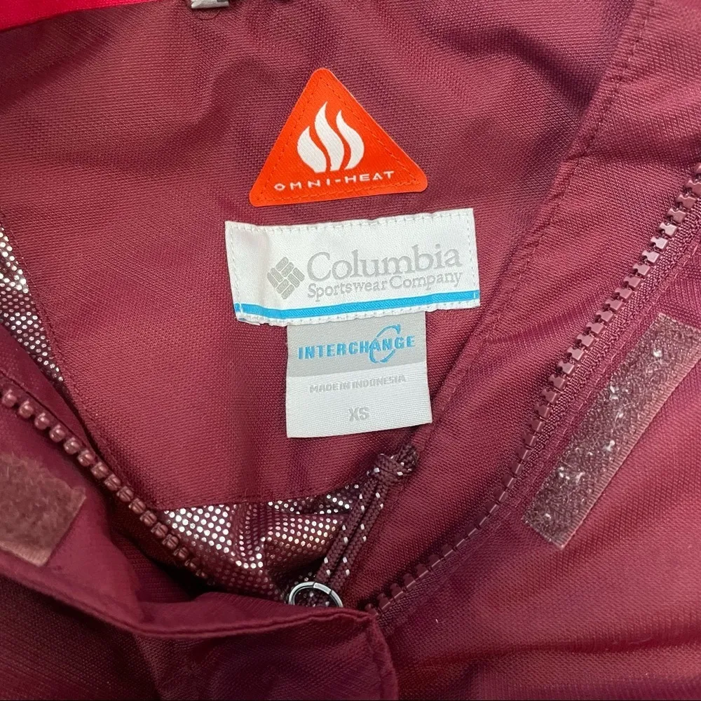 Columbia Interchange Omni Heat Women's Jacket Size Extra Small - Image 4
