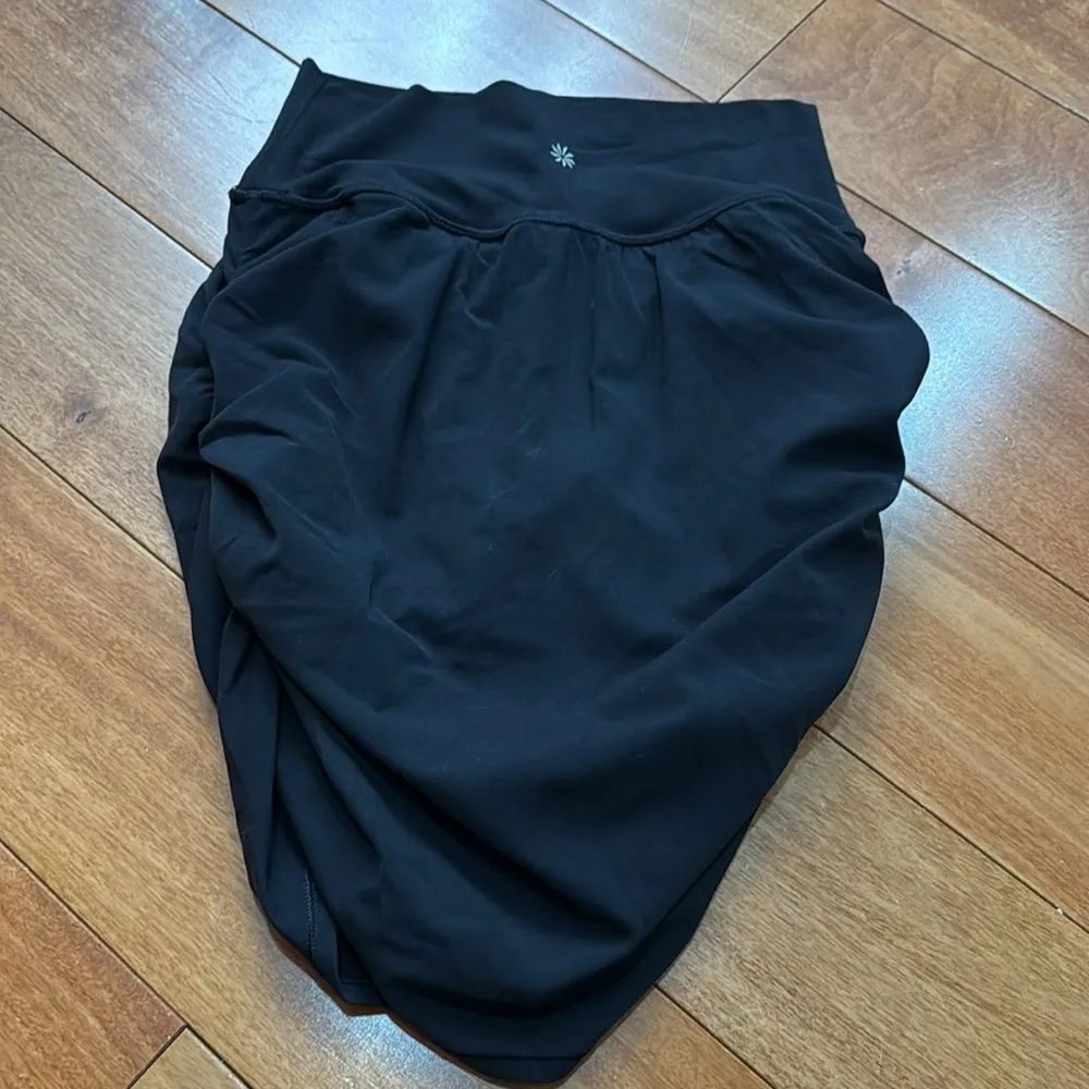Athleta Black Transcend Skort Pencil Skirt Size SP - Image 6