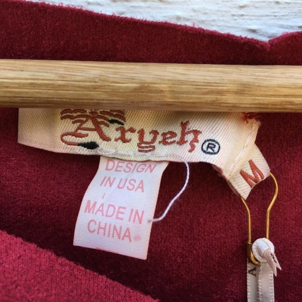 Aryeh Faux Suede Top In Marron Medium - Image 4