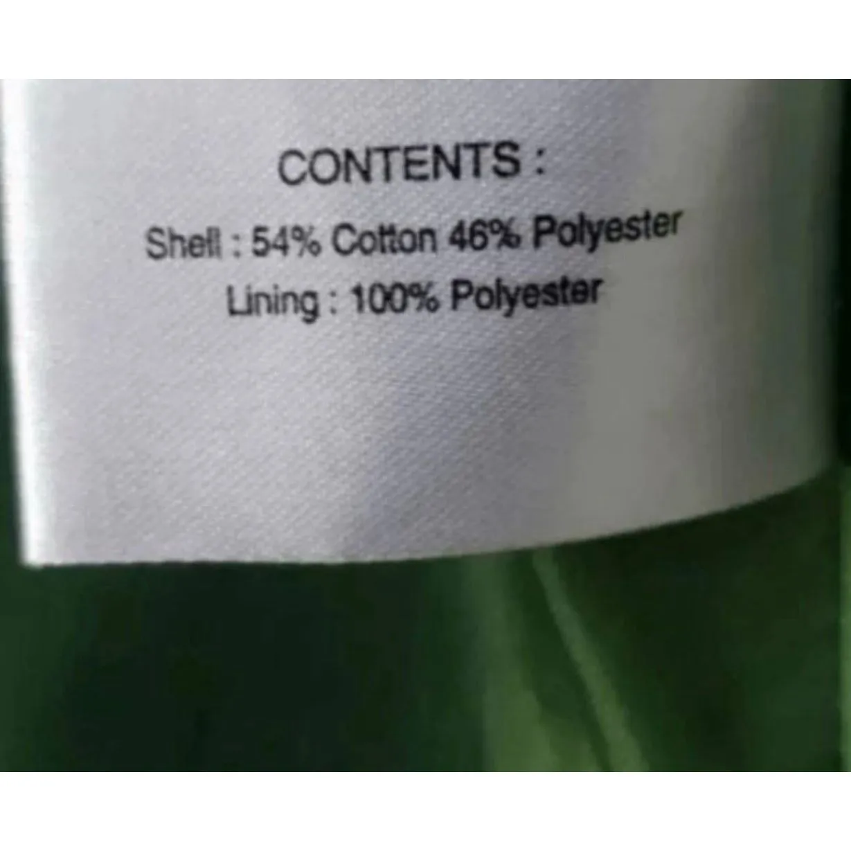 Gallery Petite Rain Trench Coat Size Small Petite Green Cotton Blend Button Up - Image 7