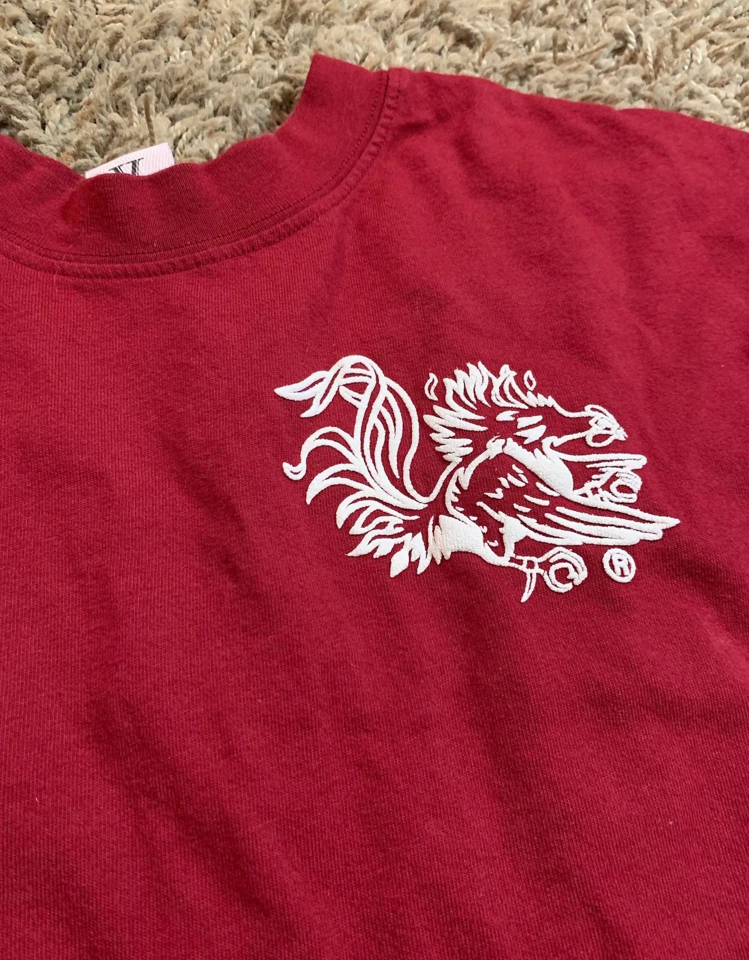 Carolina Gamecocks Long Sleeve Red Size XS - Image 4