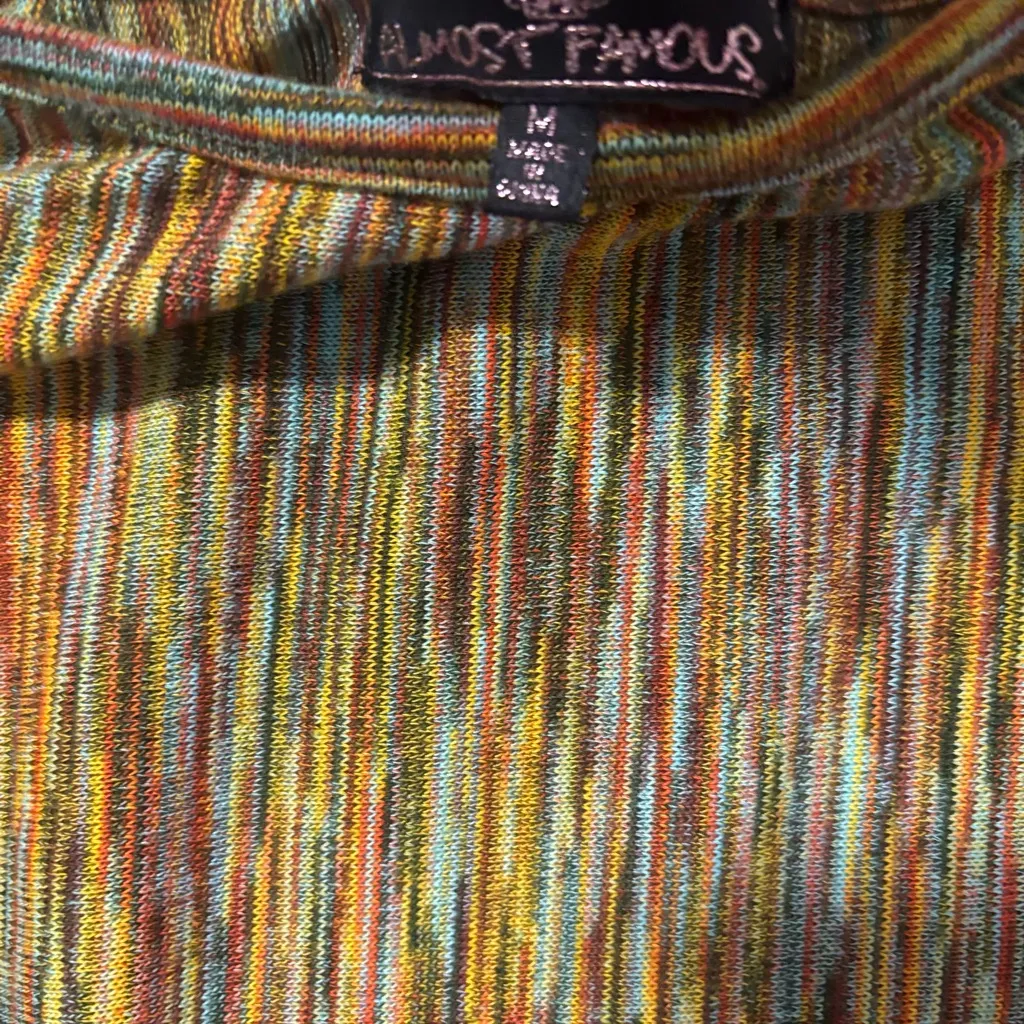 Almost Famous Multicolor Sweater NWT - Image 4