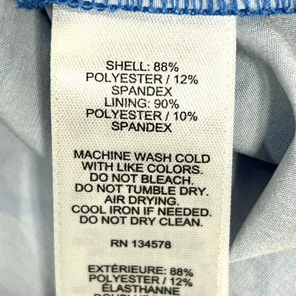 Vineyard Vines Skort Womens 14 (36") Blue Abstract Print Golf Tennis Pickleball‎ - Image 14