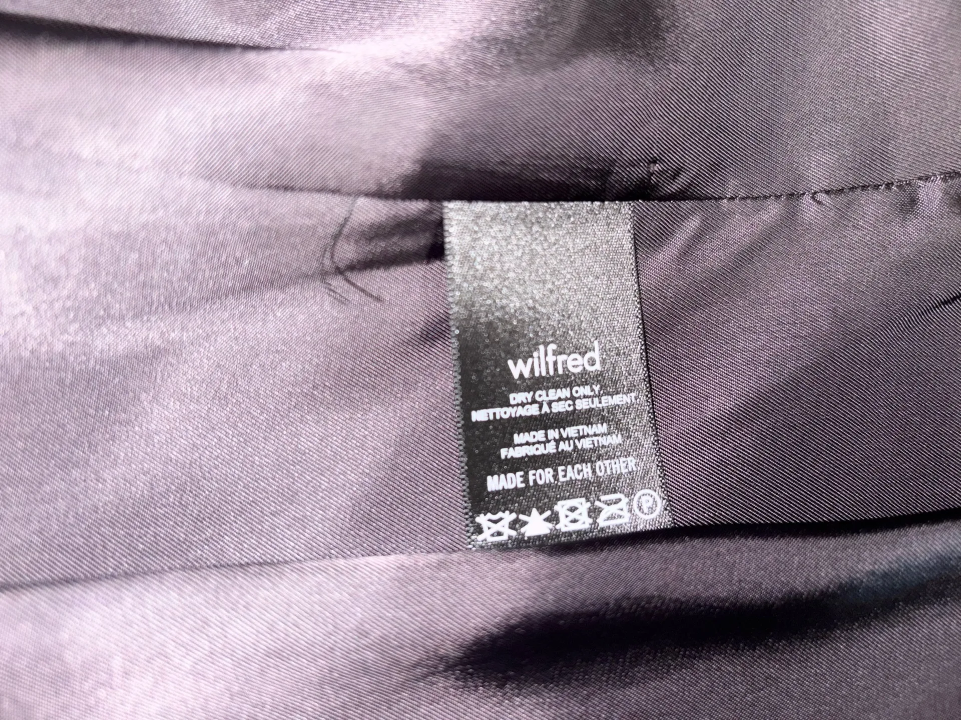 Aritzia Wilfred Crepette Blazer jacket XS Gray - Image 10