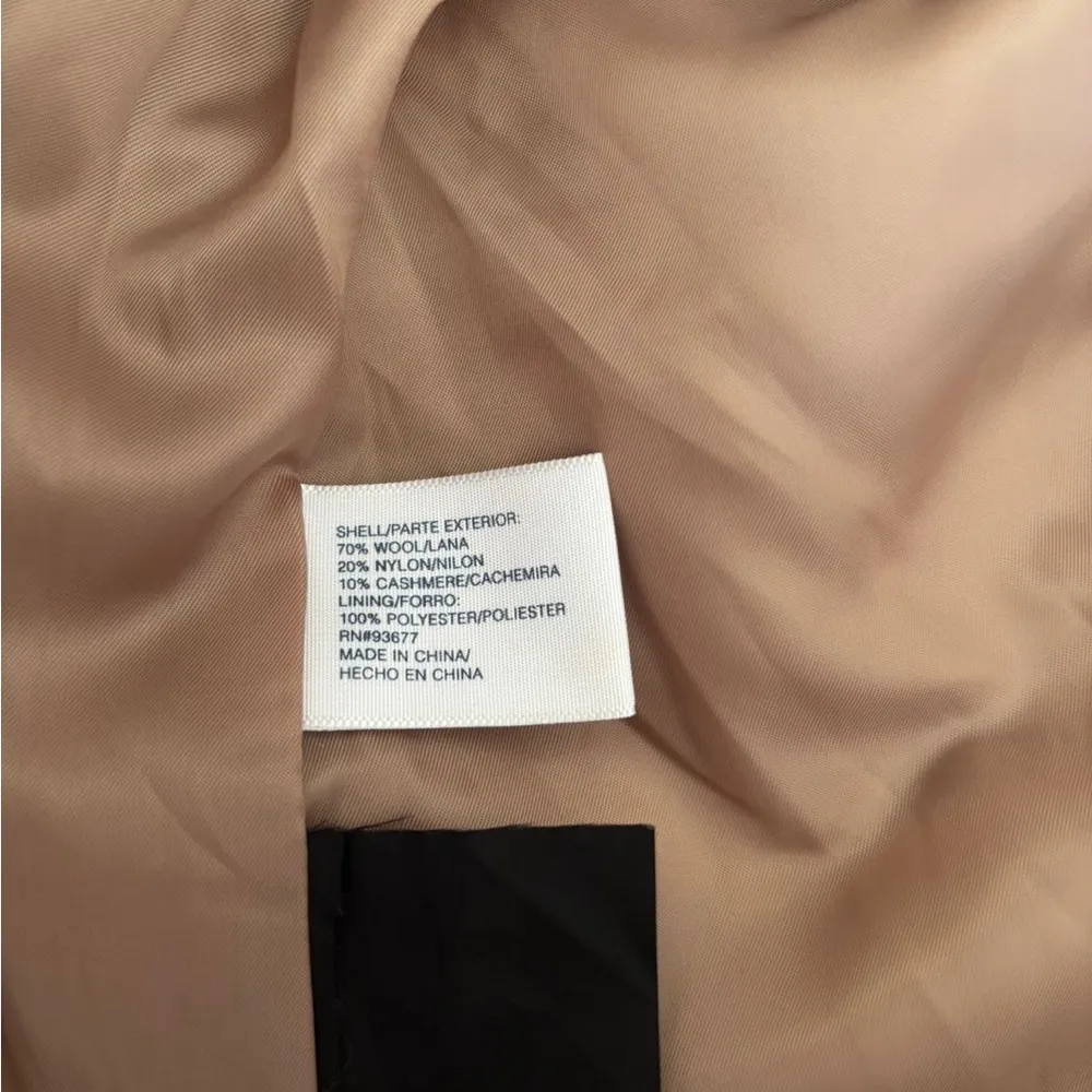 St. John's Bay Tan Double-Breasted Pea Coat - Image 4