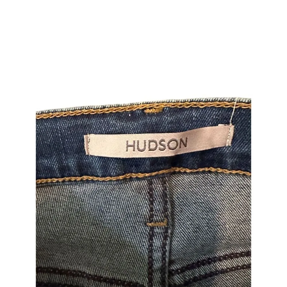 Hudson Barbara Super Skinny Jeans Women's Size 26 Blue Medium Wash - Image 9