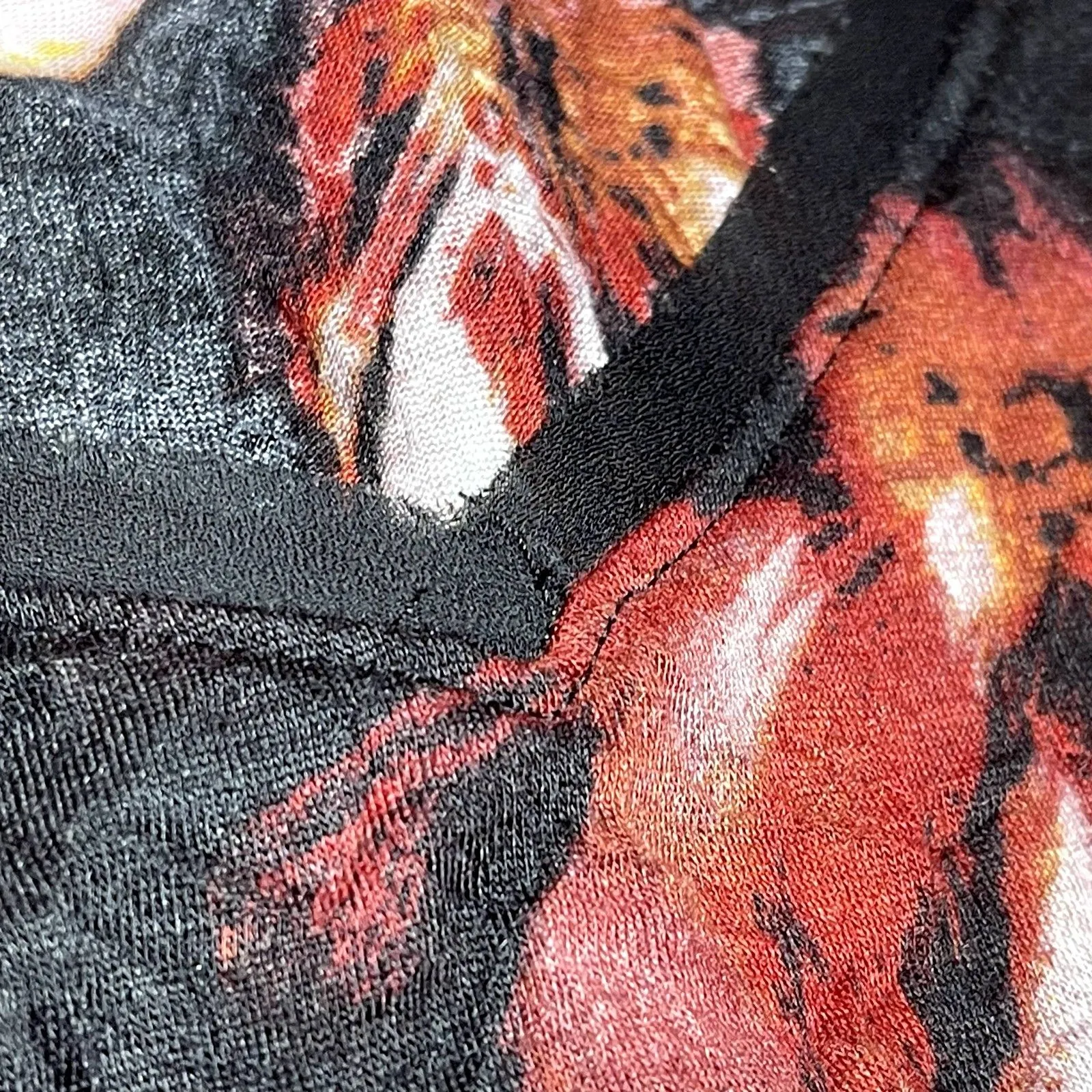 Simply Vera Vera Wang | Crinkle Watercolor Floral Long Sleeve Top | PXL - Image 4