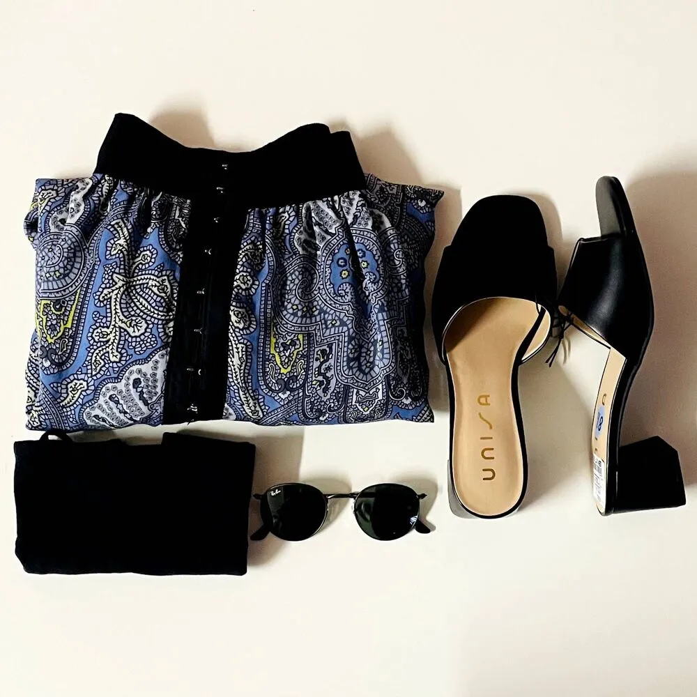 April, May Boho Blue Paisley Hook - Image 3