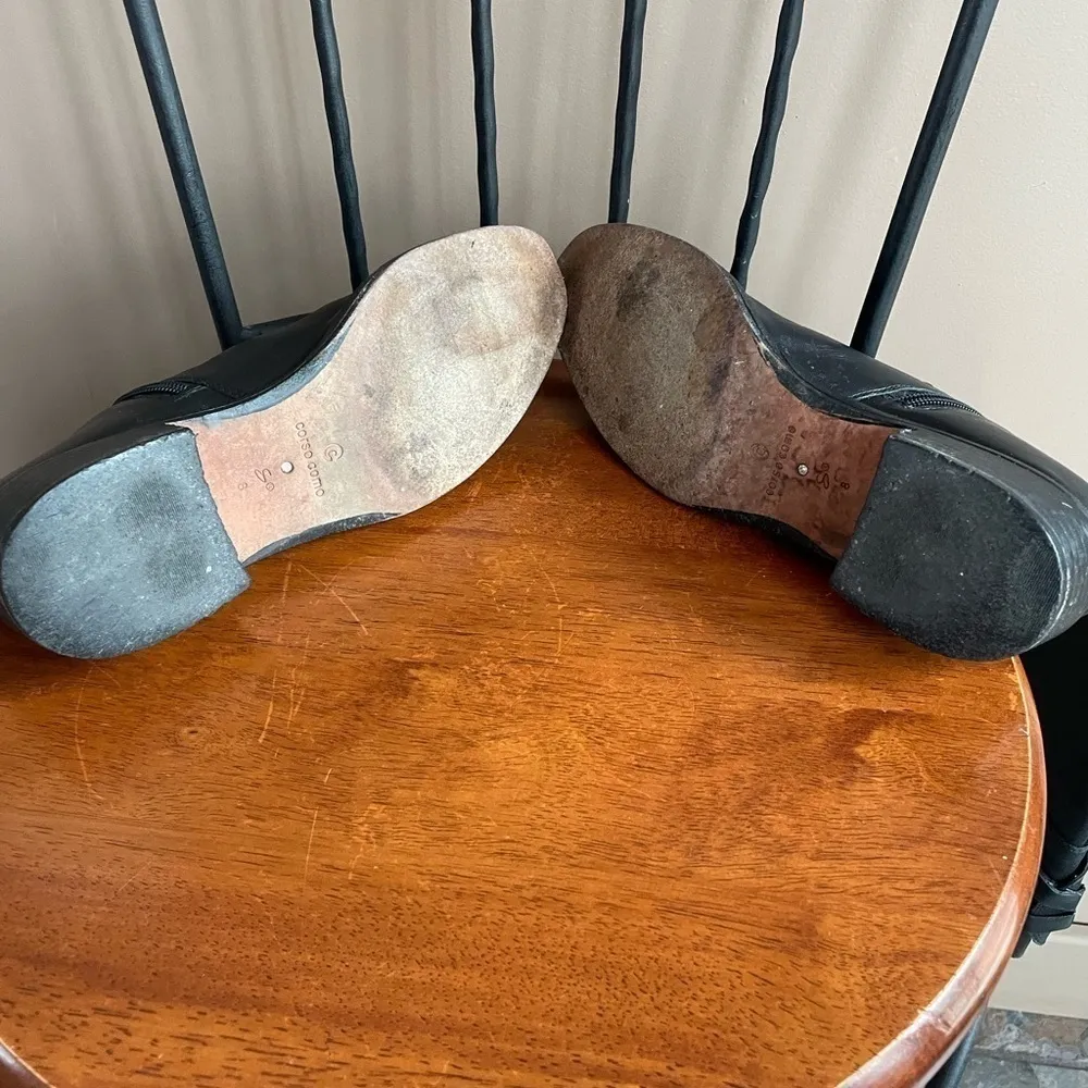 Corso Como Geneva Leather Riding Boots in Black size 8‎ - Image 8