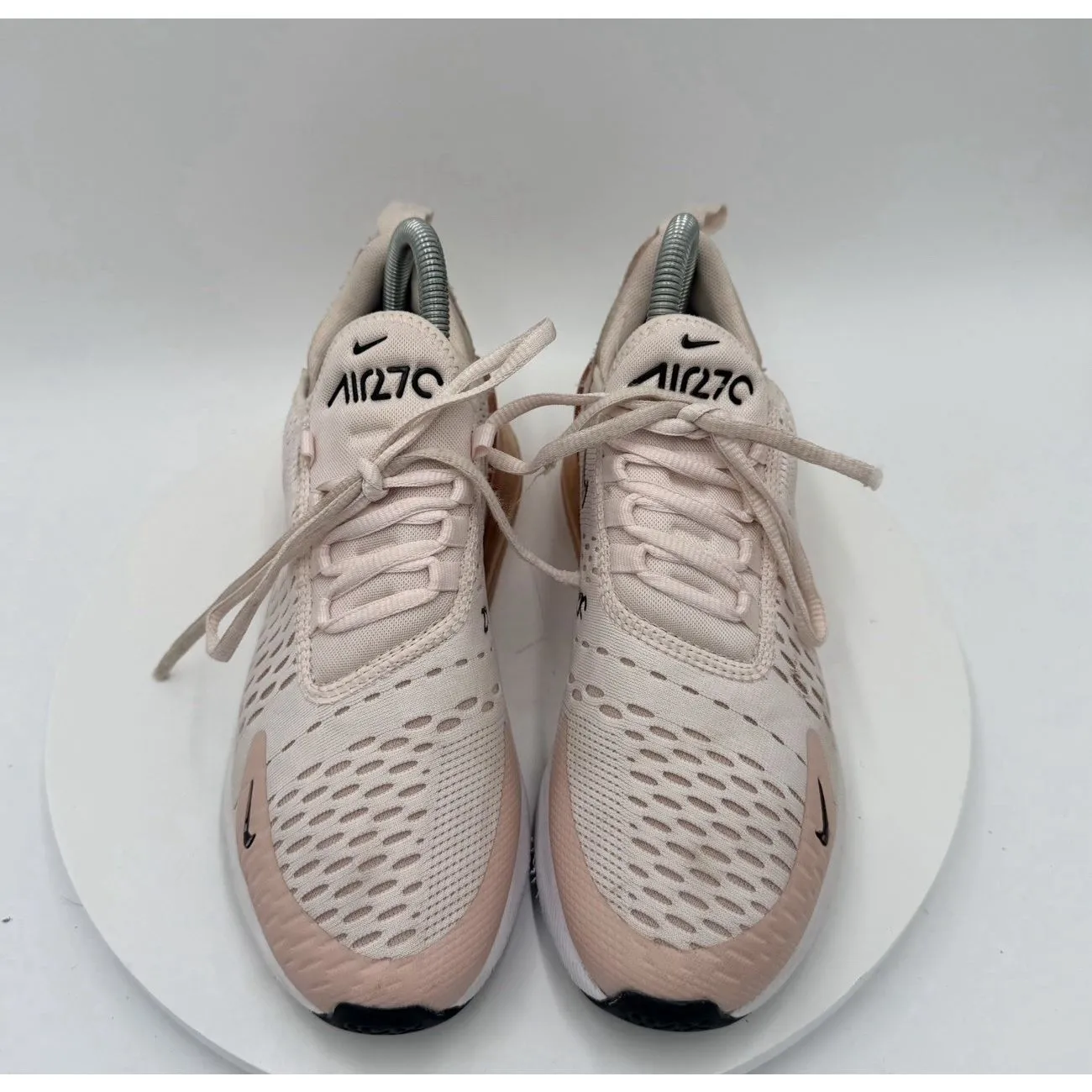 Nike Air Max 270 Light Soft Fresh Pink Oxford Black AH6789-604 Women Size 7.5 - Image 3