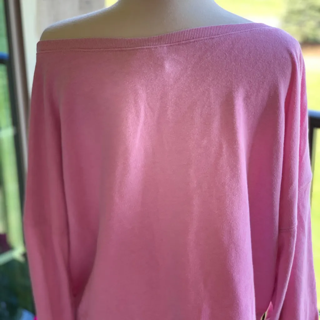 Victoria’s Secret PINK VINTAGE Pink Peace Sign Sweatshirt - Image 3