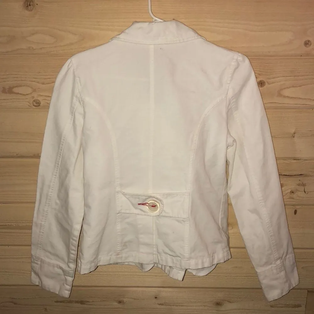 Vintage Periscope (Australia) Cotton Jacket‎ White Size M - Image 5