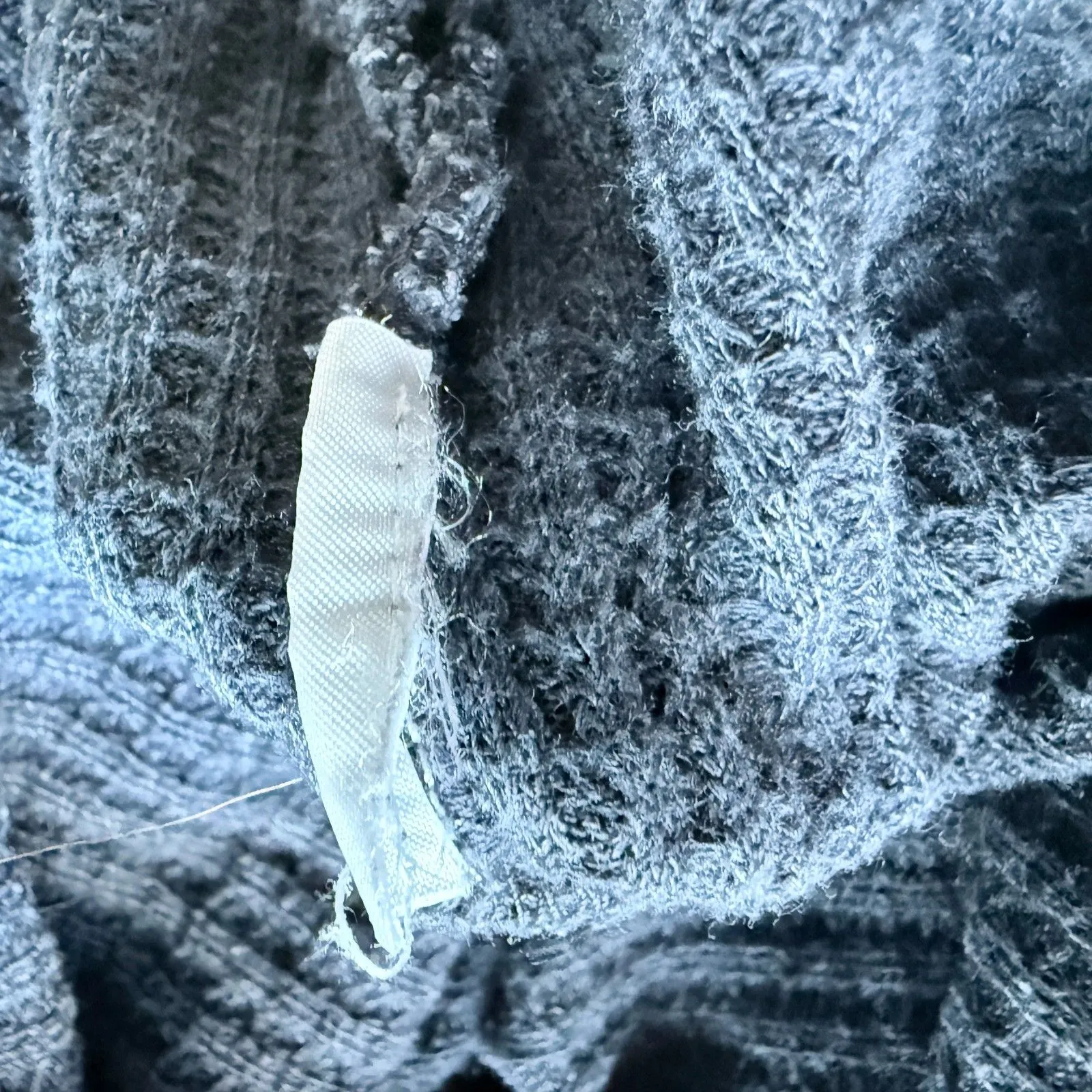 Thread and Supply Waffle Knit Ribbed Body Con Sleeveless Maxi Dress Women's L Gray Size L - Image 4