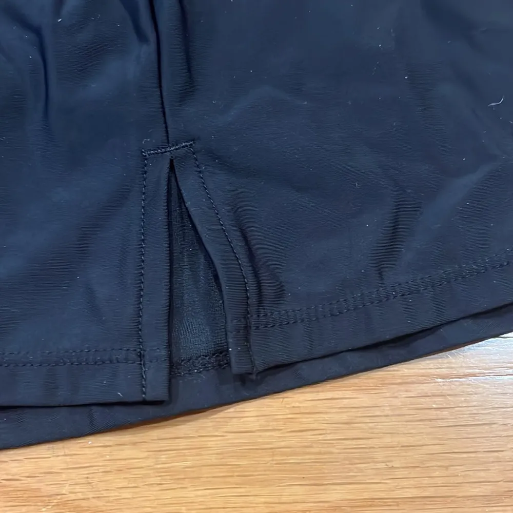 Aqua green women’s black skirt swim bottom size large. - Image 2