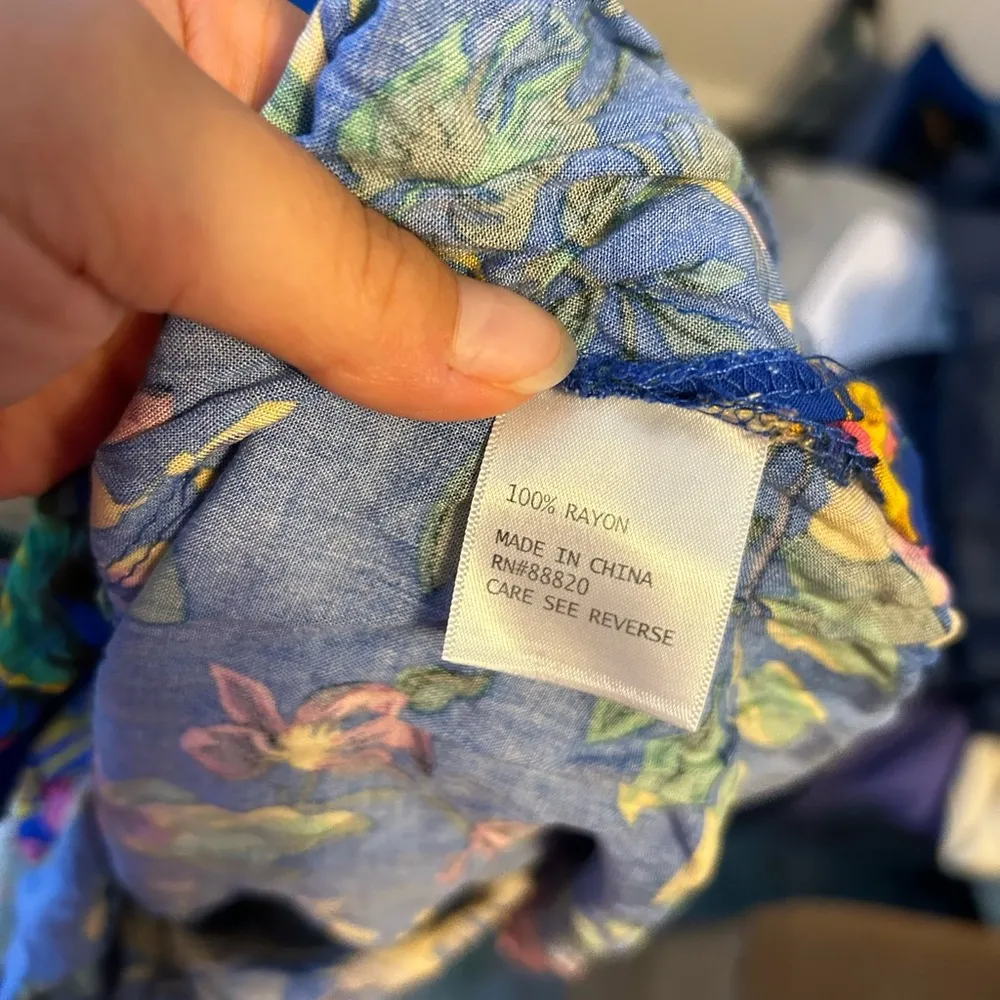 Cynthia Rowley Tropical Floral Blouse - Image 4