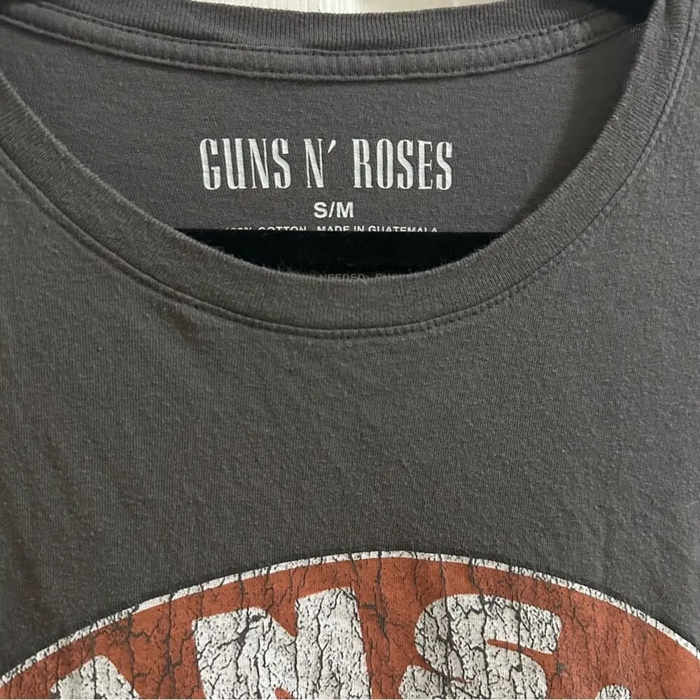 Guns N Roses Los Angeles 1989 Show Reproduction Women’s Sz Small/Medium T-Shirt - Image 4