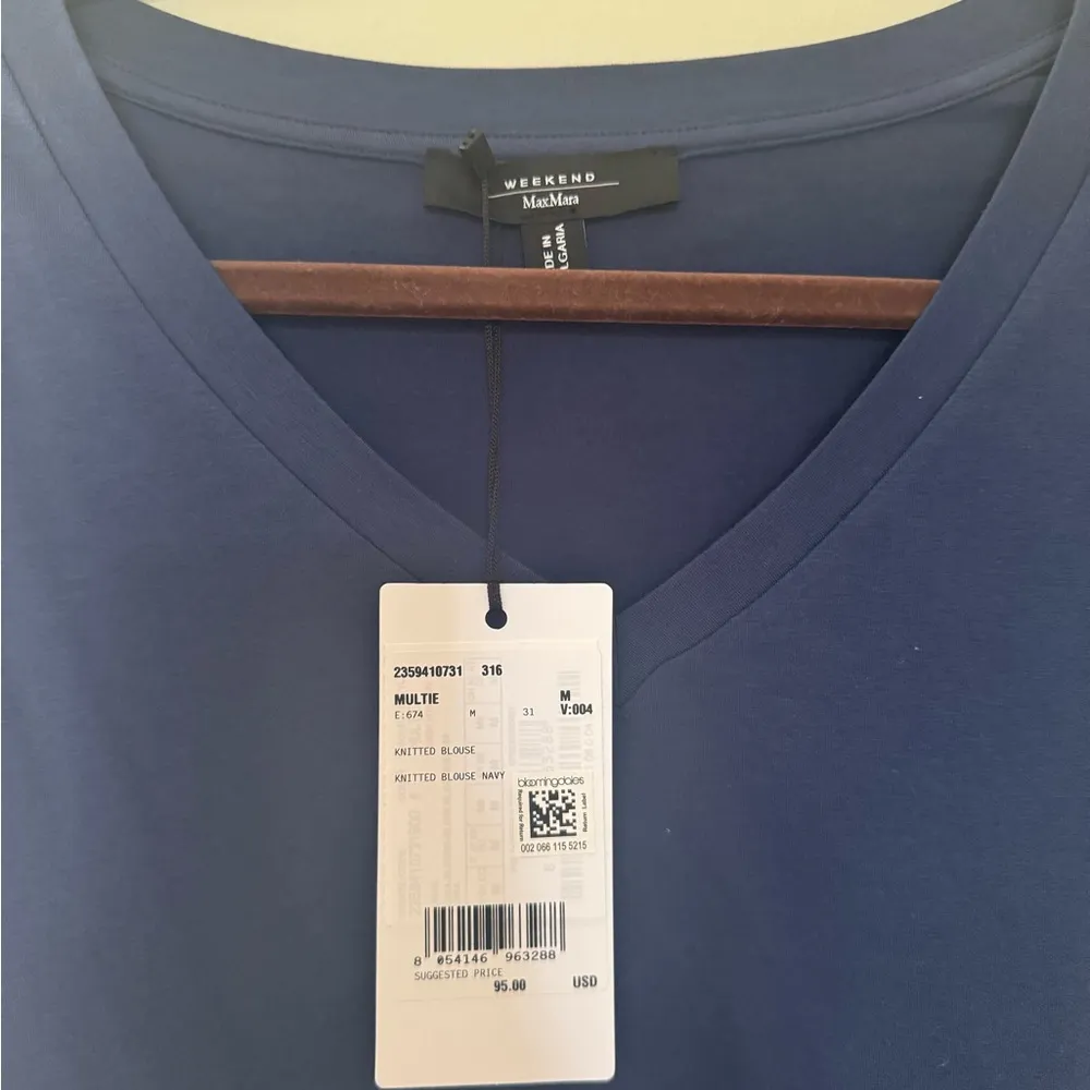 MaxMara Blue  Relaxed Blouse - Image 2