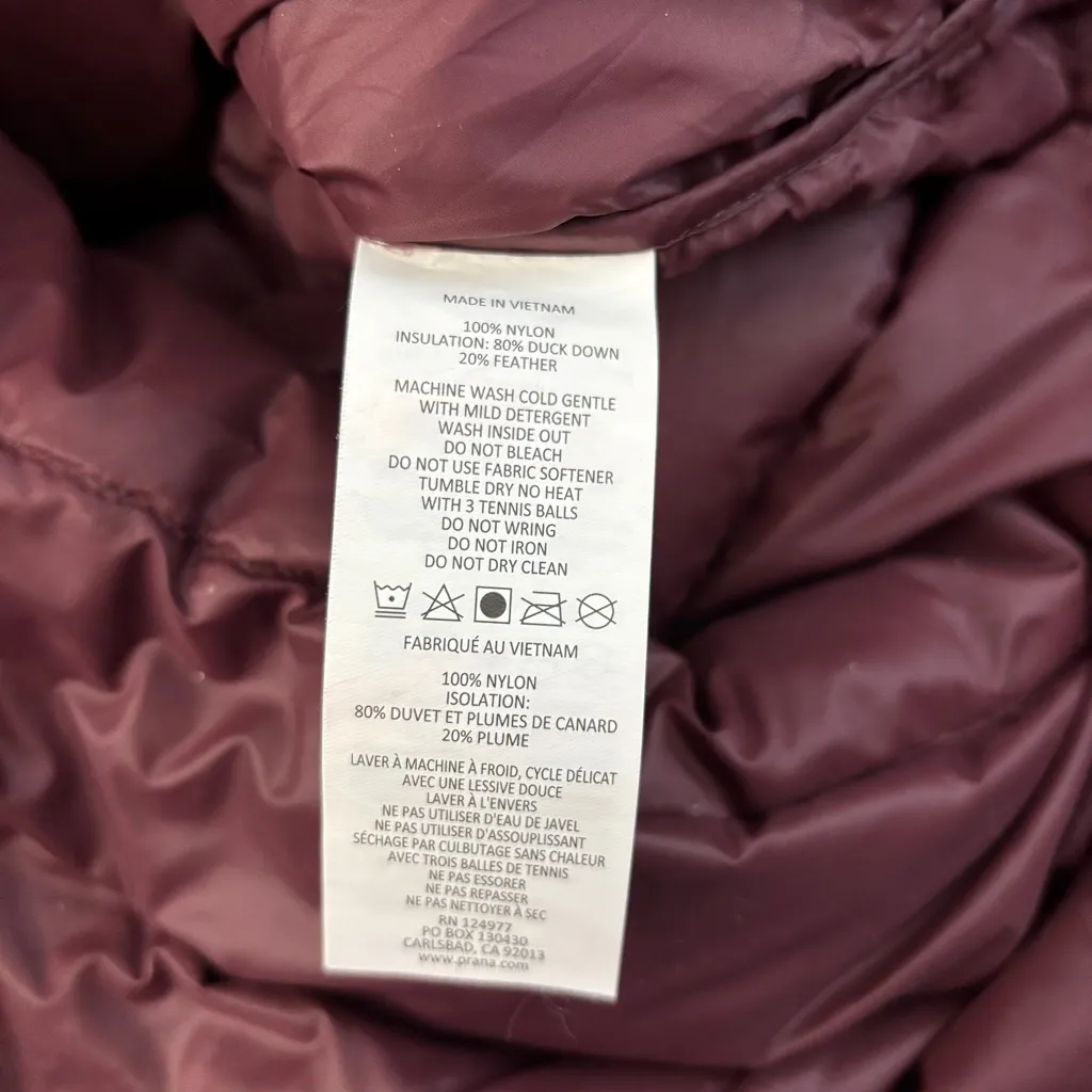 Prana Globe Thistle Down Shirt Puffer Jacket Long Women’s - Image 8