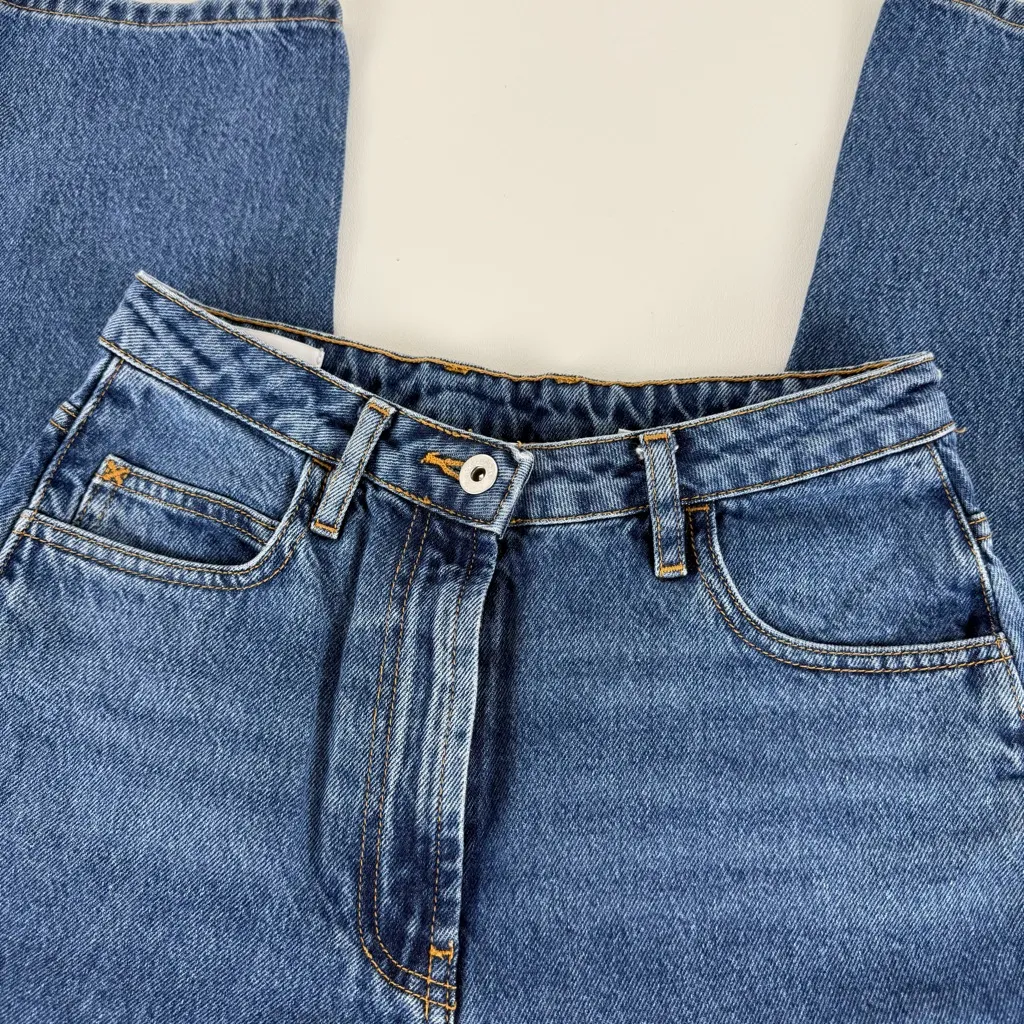 COLLUSION x006 Mom Jeans Blue Size 26 - Image 2