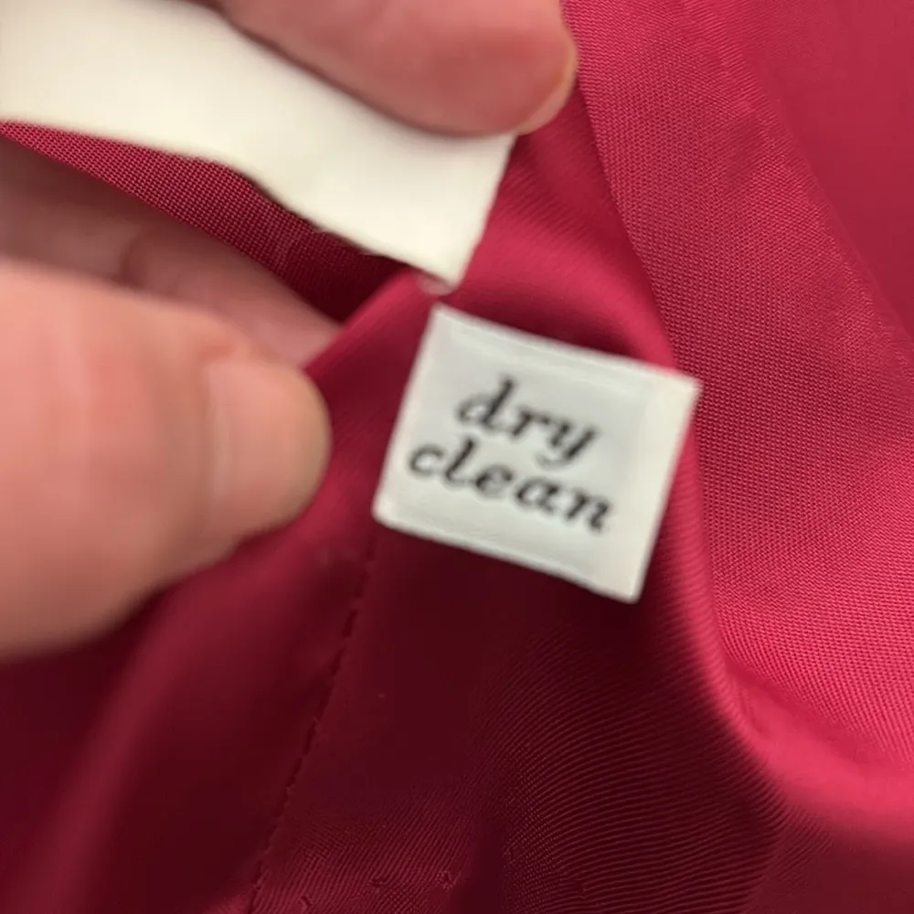 Vintage Pendleton Houndstooth Wool Crop Blazer‎ Jacket Blue  Red Sz 8 Petite - Image 10