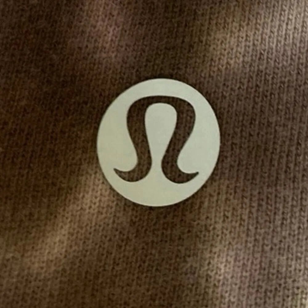 Lululemon Inner Glow Women's Brown Pink Marble Tie Dye Athletic Shorts Size 6 - Image 4