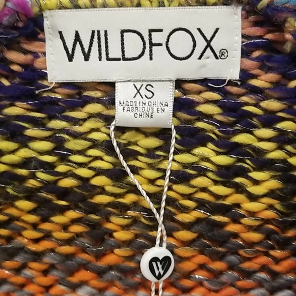 💕WILDFOX💕 Aspen Cardigan ~ Multi Colored Rainbow - Image 14