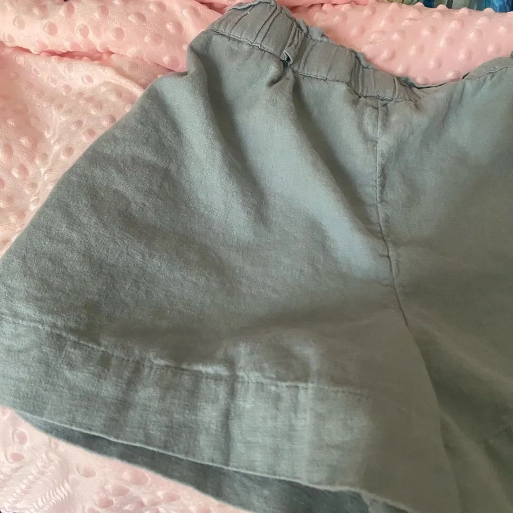 Abercrombie & Fitch Light Blue Cotton Shorts S Small waist 26” 28” - Image 5