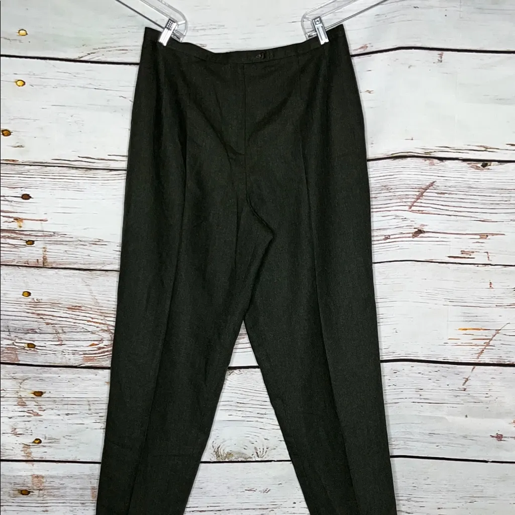 Harve Benard Sport NWT Size 16 Green Wool
Blend Dress Pants - Image 2