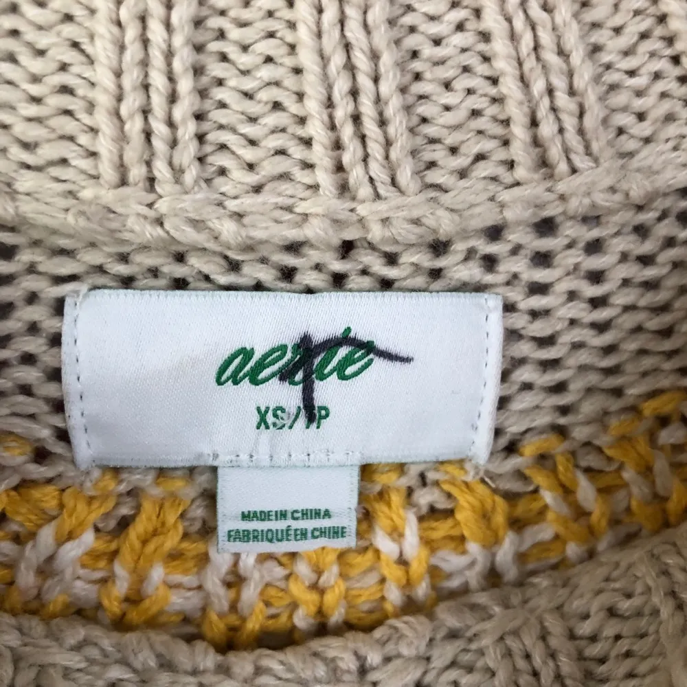 Aerie Fair Isle Sweater XS Oversized - Image 9