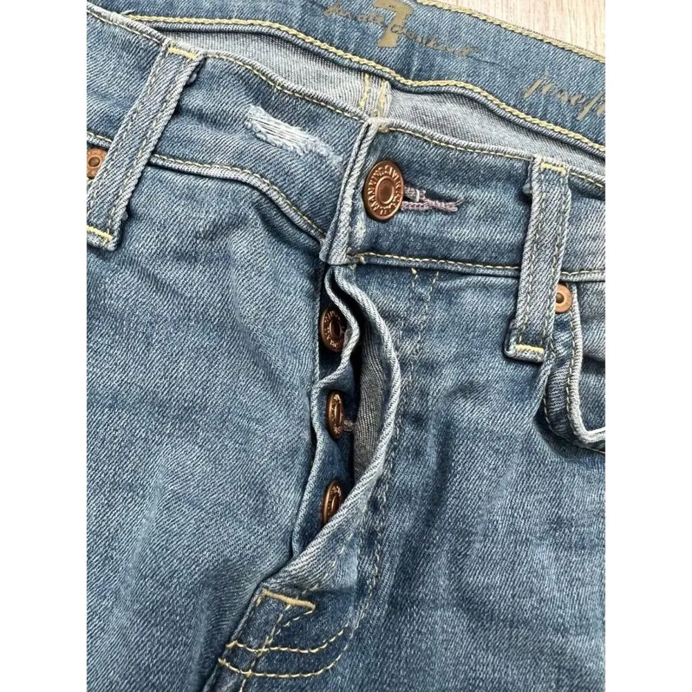 7 For All Mankind Jeans Skinny Woman Size 25 - Image 4