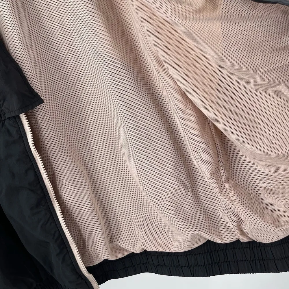 REEBOK Windbreaker Jacket Womens Size Large Zip Up Focus Track Pocket Athleisure - Image 12