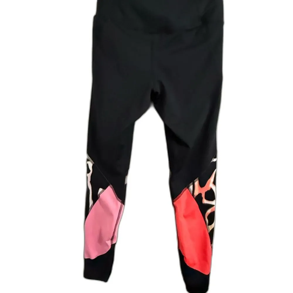 Under Armour Women's‎ UA Rush Print Color Block Tight Leggings - Image 4