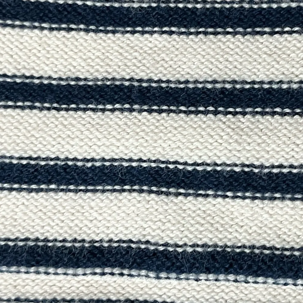 Roxy Black & White Striped V-Neck Hoodie Pullover Top Women’s L - Image 10