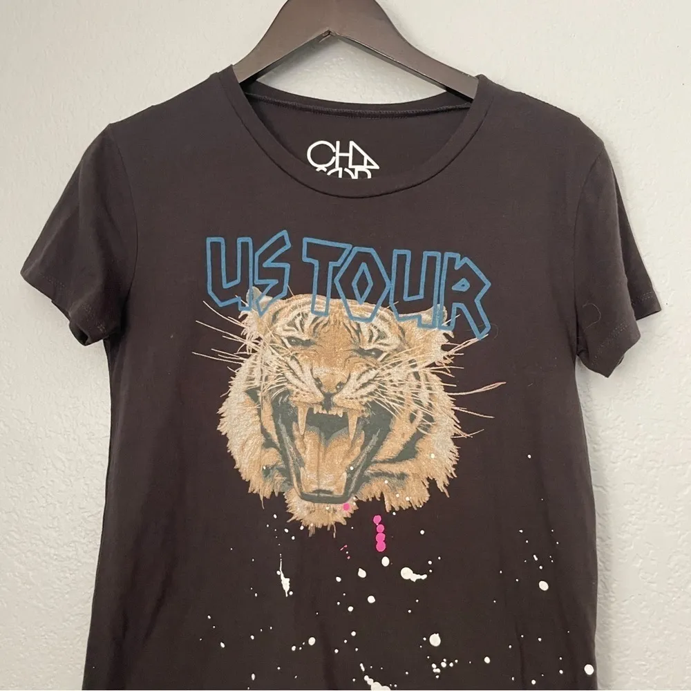 CHASER Tiger USA Tour Crew Neck Tee S - Image 4