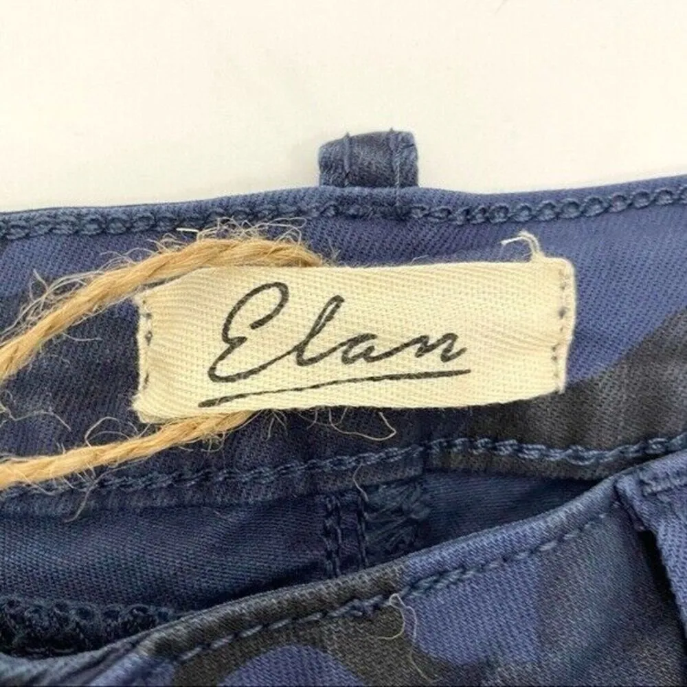 Elan Skinny Jeans Pants Camo Jayme Button Fly  Blue High Rise Women's Size S NEW - Image 8