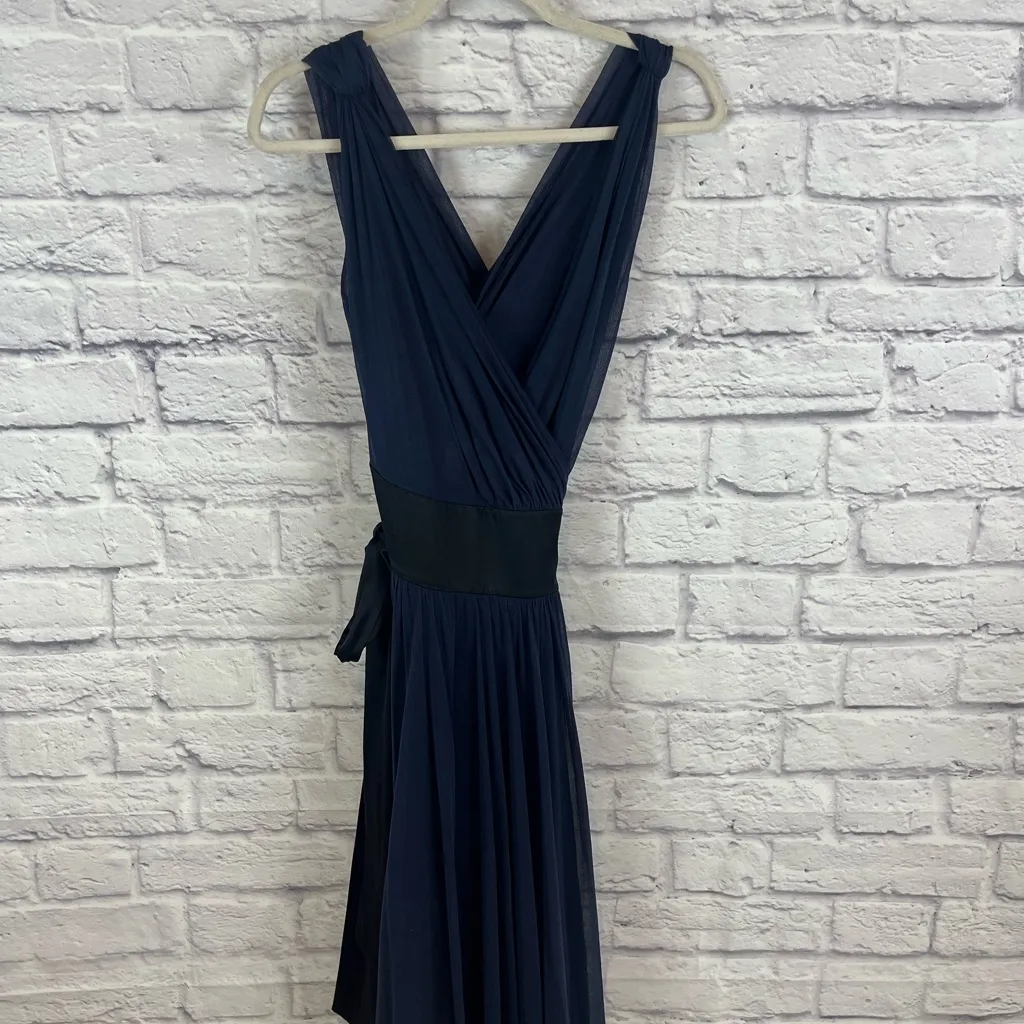 Diane Von Furstenberg 100% Silk Lorelei fairycore wrap dress size 4 READ - Image 12