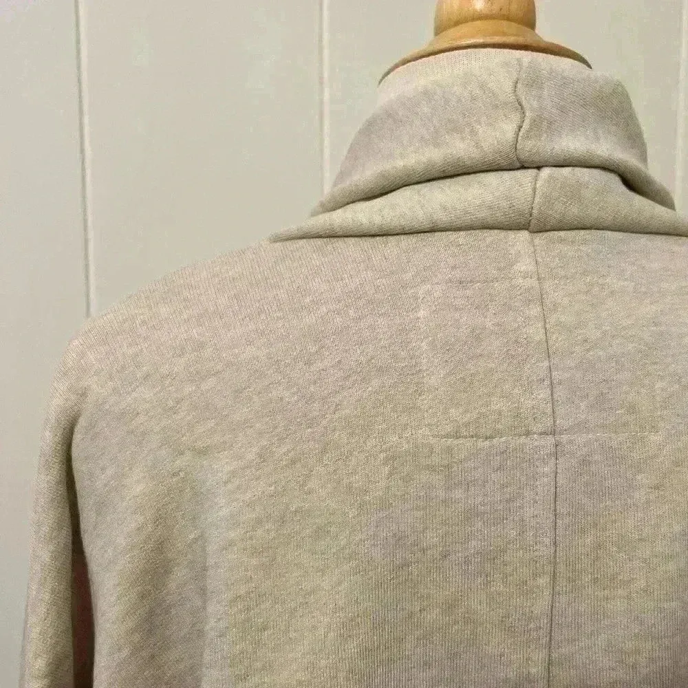 Frank & Eileen $288 Tee Lab Drape Coat Cardigan Jacket Beige Comfy Coastal Fall Size L - Image 11