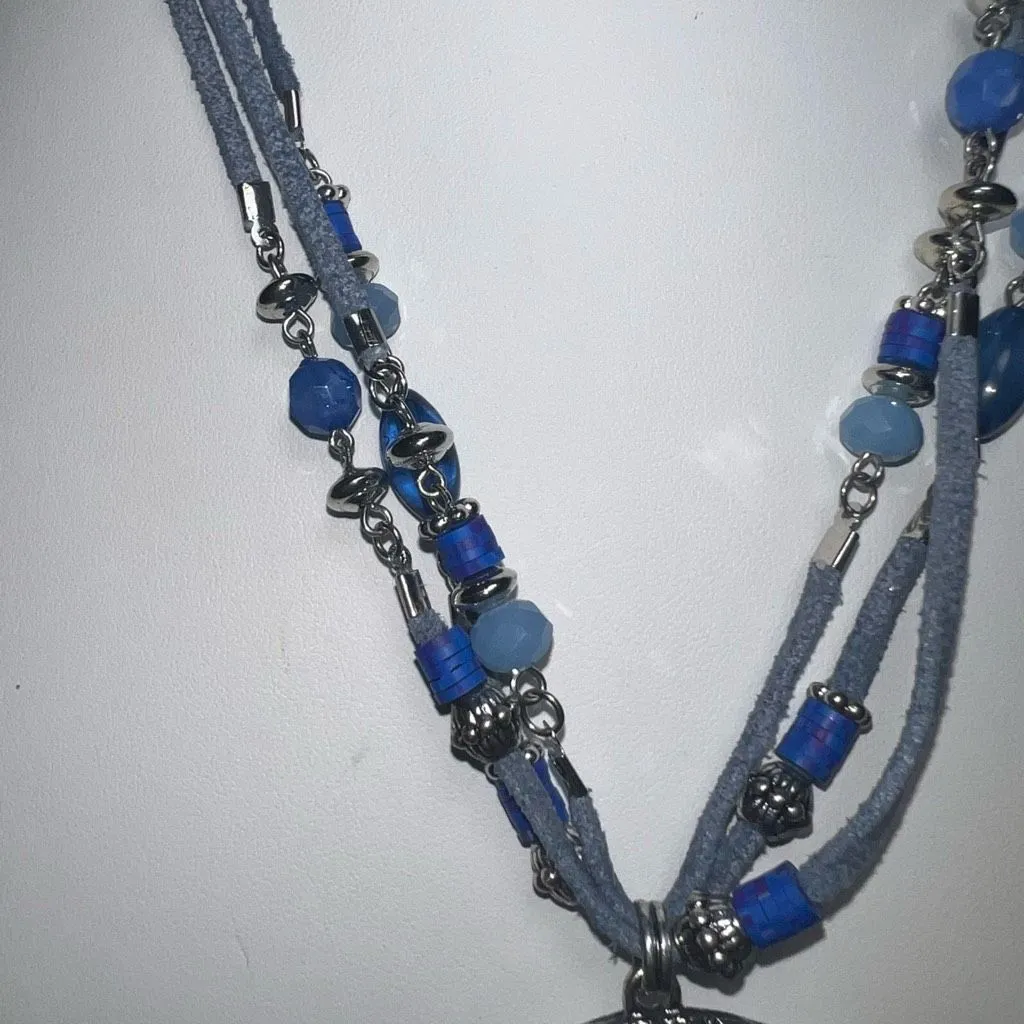 Ruby‎ Rd. Amalfi Coast Statement Necklace Blue - Image 3