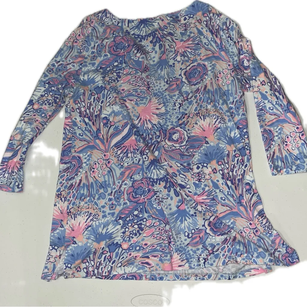 💙 Talbots Boho Mandala Paisley V Neck Blouse - Image 3