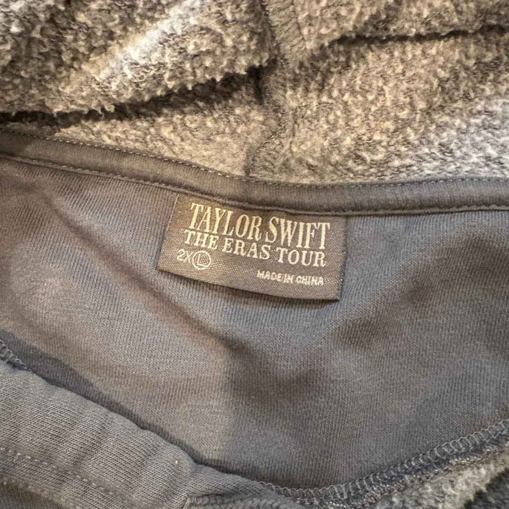 Taylor Swift The Eras Tour Washed Blue Oversized Hoodie, Sz 2XL - Image 13