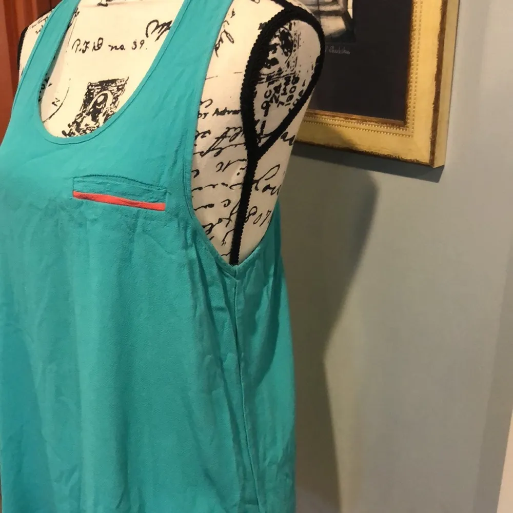 Prabal Gurung for Target Racerback Tank (M) Blue Size M - Image 3