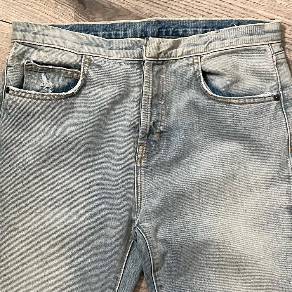 Current/Elliott The Original Straight w/ Cut Off Waistband Jeans | 26 - Image 4
