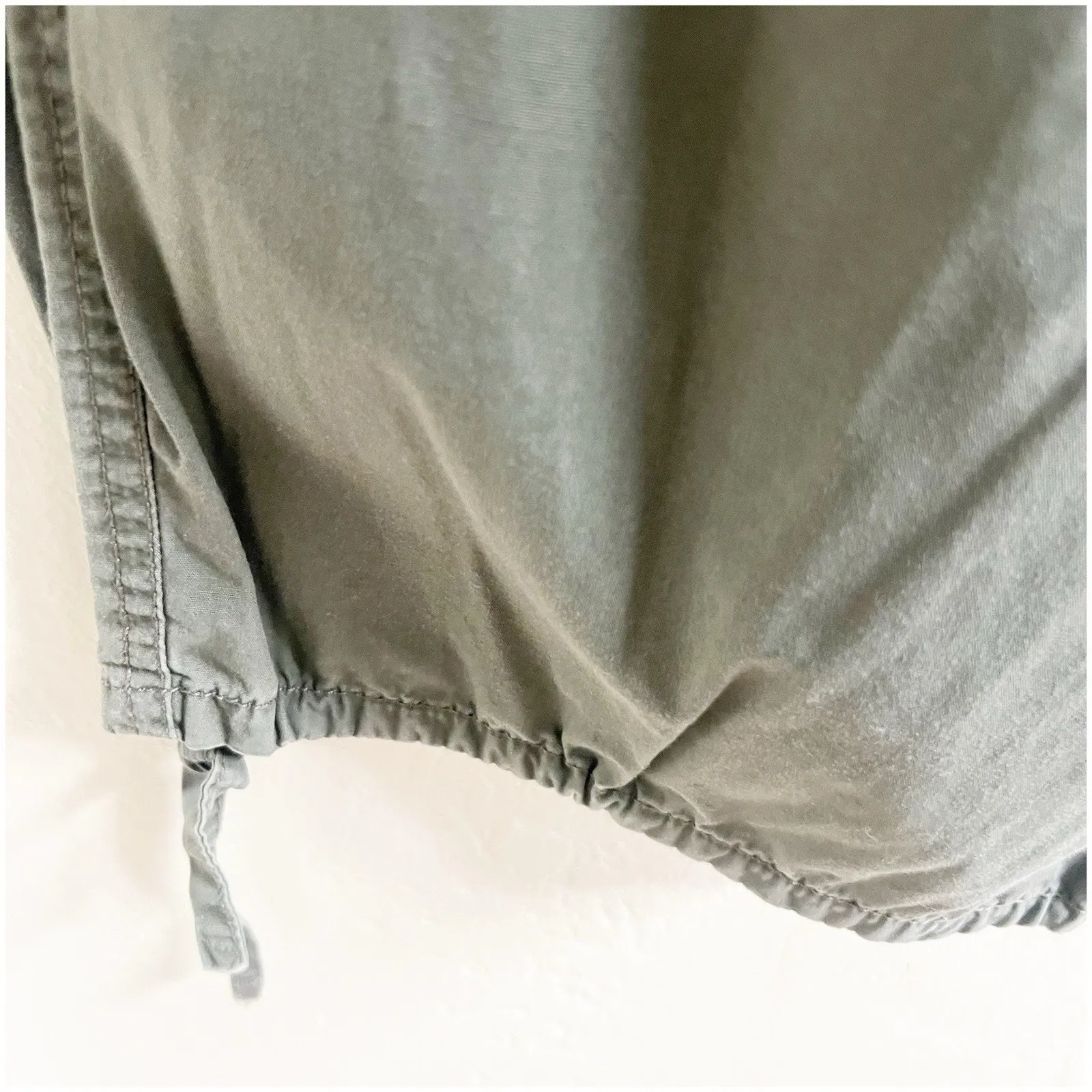 Xhiliration Y2K Cargo Army Green Wide Leg Pants Juniors Size 11 Grunge - Image 8