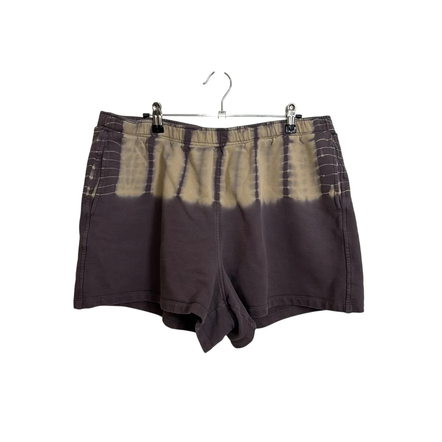 Madewell Shorts Womens XL Tie-Dye (Re)Sourced Cotton Sweatshorts Coastal Granite - Image 2