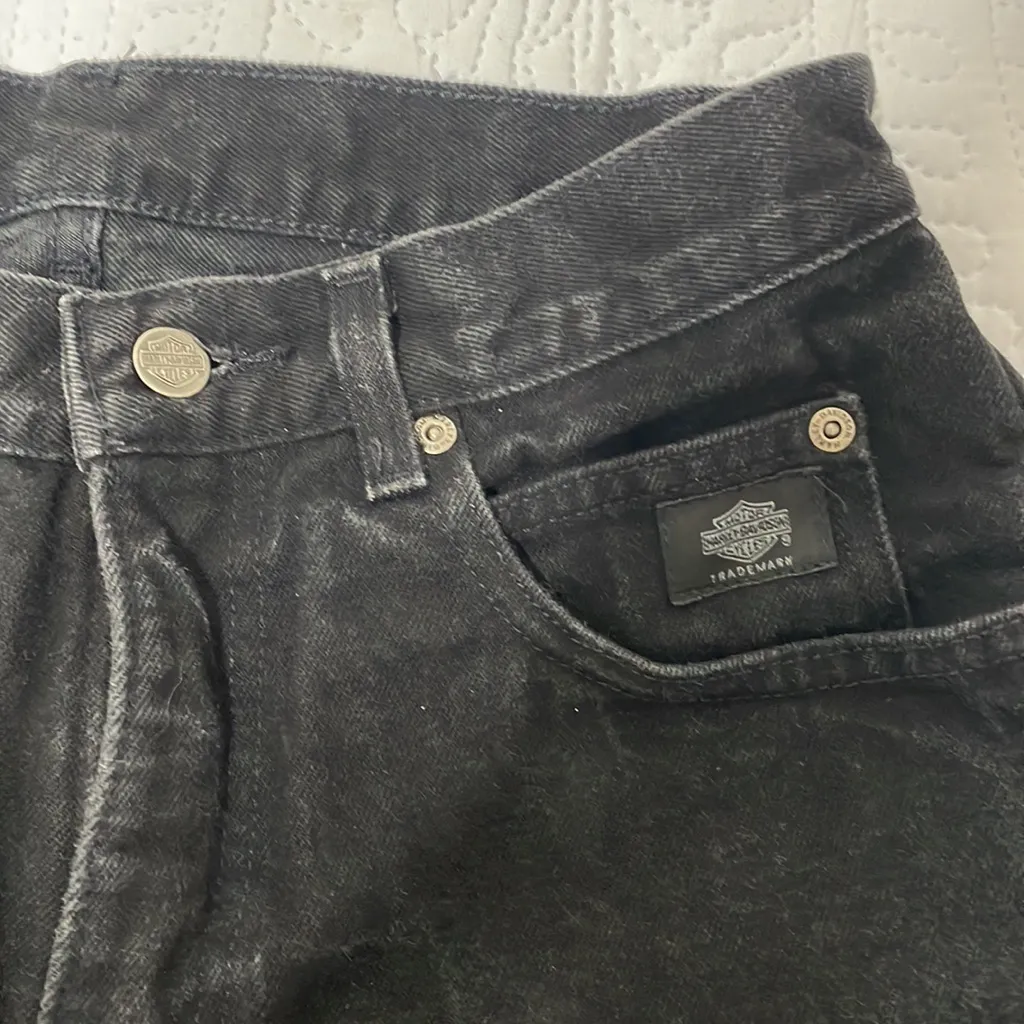 Harley Davidson Jeans Black Size 26 - Image 4