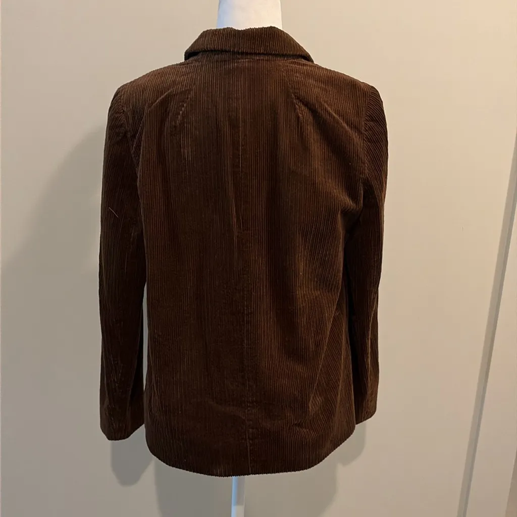 NWT Madewell Brown Corduroy Blazer Sz M - Image 4