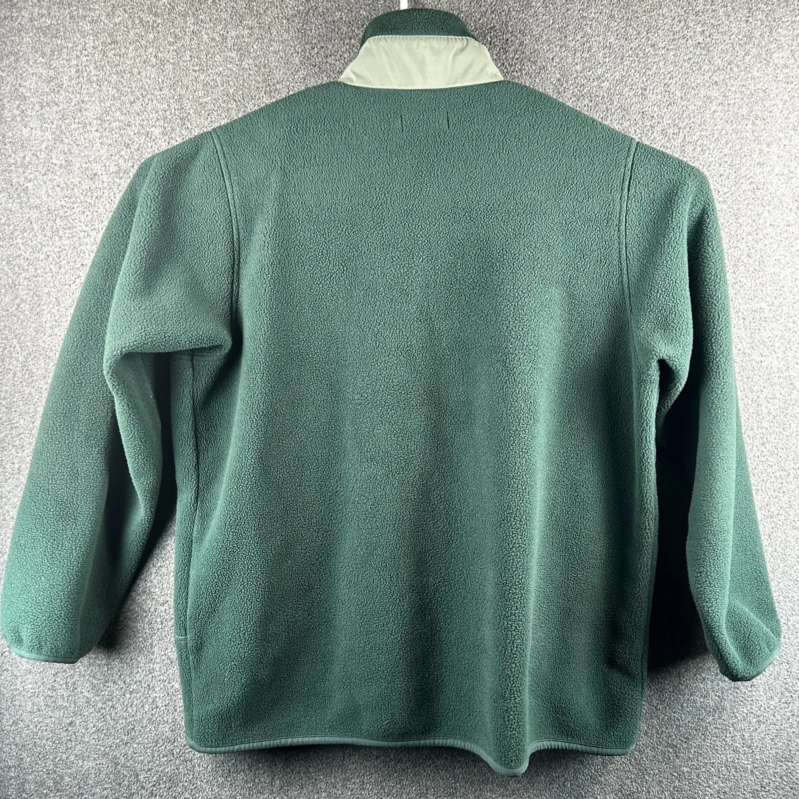 Land's End Forrest Green PolarTec Fleece Zipper Jacket Womens Plus Size 1X 16-18 - Image 9