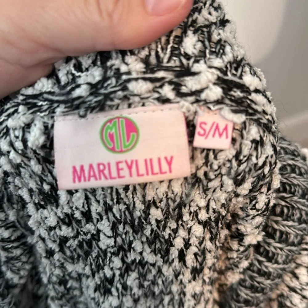 Marley Lilly Tunic Popcorn Knit Pullover Hood Sweater Women's S / M - Image 5